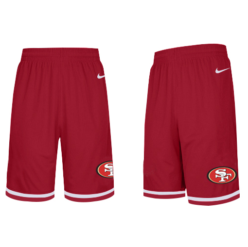 Men's San Francisco 49ers Nike Black Knit Performance Shorts (Runs smaller) Men's San Francisco 49ers Nike Black Knit Performance Shorts (Runs smaller)